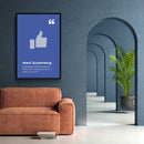 Mark Zuckerberg poster