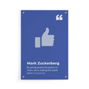 Mark Zuckerberg poster