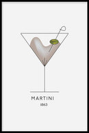 Martini Cocktail poster - Walljar