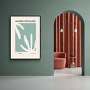 Matisse I - Teal - Walljar