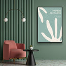 Matisse II - Teal - Walljar
