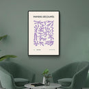 Matisse III - Paars - Walljar