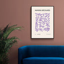 Matisse III - Paars - Walljar