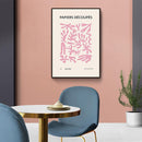 Matisse III - Roze - Walljar