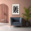 Matisse IV - Zwart - Walljar