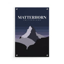 Matterhorn Switserland Night II poster - Walljar