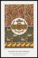 Maurice Verneuil - Coraux, madrepores, étoiles de mer et algues, cretonne imprimée - Walljar