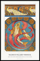 Maurice Verneuil - Paons Grondins algues plat - Walljar