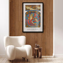 Maurice Verneuil - Paons Grondins algues plat - Walljar