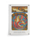 Maurice Verneuil - Paons Grondins algues plat - Walljar