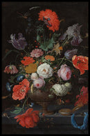 Mignon - Stilleven met Bloemen en een Horloge - Walljar