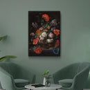 Mignon - Stilleven met Bloemen en een Horloge - Walljar