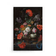 Mignon - Stilleven met Bloemen en een Horloge - Walljar