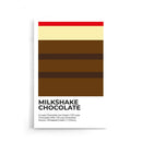 Milkshake Abstract - Walljar