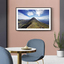 Bergen landschap poster