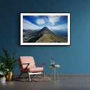 Bergen landschap poster