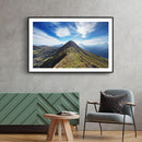 Bergen landschap poster