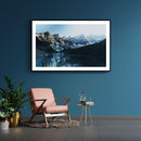 Rivier berg landschap