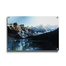 Rivier berg landschap