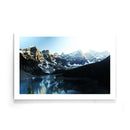 Rivier berg landschap