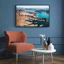 Landschap schilderij