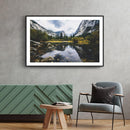 Meer landschap poster