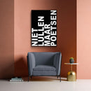 Niet Lullen Maar Poetsen - Walljar