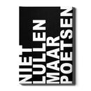 Niet Lullen Maar Poetsen - Walljar