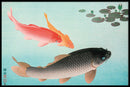 Ohara Koson - Common And Golden Carp - Walljar