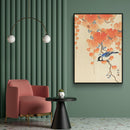 Ohara Koson - Great Tit On Paulownia Branch - Walljar