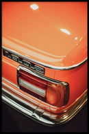 Oranje Vintage Auto - Walljar