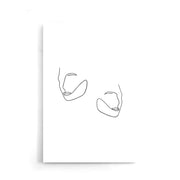 Line art poster