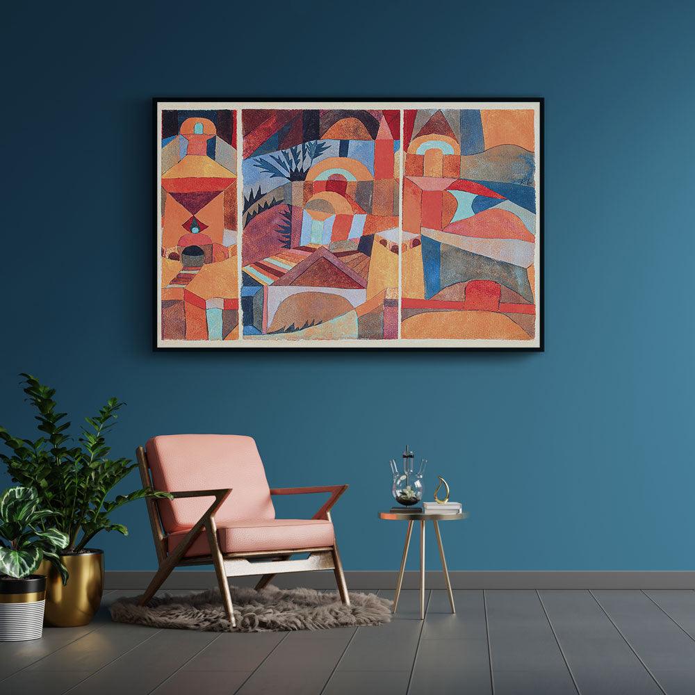 Buy Paul Klee - Temple Gardens painting | walljar.com