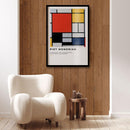 Piet Mondriaan - Kleurencompositie - Walljar
