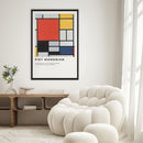 Piet Mondriaan - Kleurencompositie - Walljar