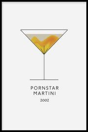 Pornstar Martini Cocktail poster - Walljar