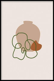 Abstracte schilderij