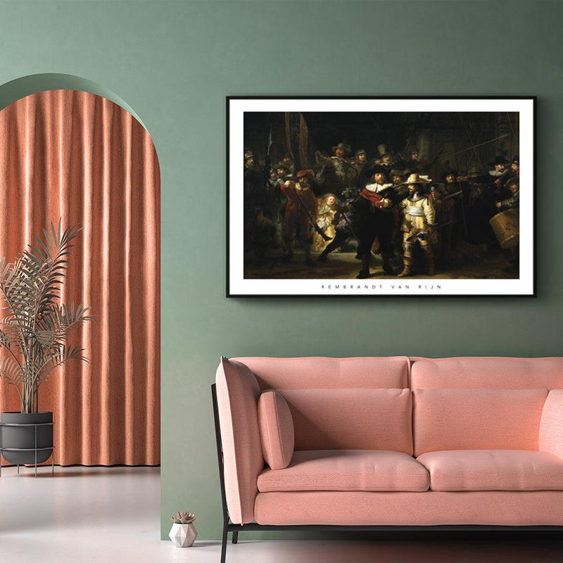 Rembrandt beschermde Nachtwacht met loodhoudende laag tegen vocht Rembrandt beschermde Nachtwacht met loodhoudende laag tegen vocht