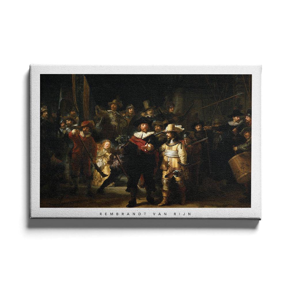 Heerlijk Gezichtsvermogen Voorzichtig Rembrandt van Rijn - De Nachtwacht schilderij kopen | Walljar.com