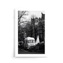 Retro car in Amsterdam - Walljar