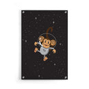 kinder poster ruimte aap