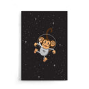 kinder poster ruimte aap