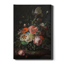 Ruysh - Stilleven met Bloemen op Marmeren Tafelblad - Walljar