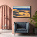 Woestijn gebergte poster