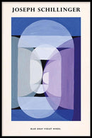 Schillinger - Blue Gray Violet Wheel - Walljar