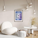 Schillinger - Blue Gray Violet Wheel - Walljar