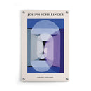 Schillinger - Blue Gray Violet Wheel - Walljar