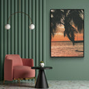 Tropische wanddecoratie