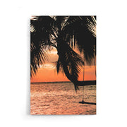Tropische wanddecoratie
