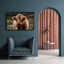 Schotse hooglander wanddecoratie